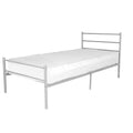 Picture of a single metal bed frame