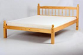 Picture of a double wooden bed frame