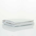 Picture of a cream single fitted sheet