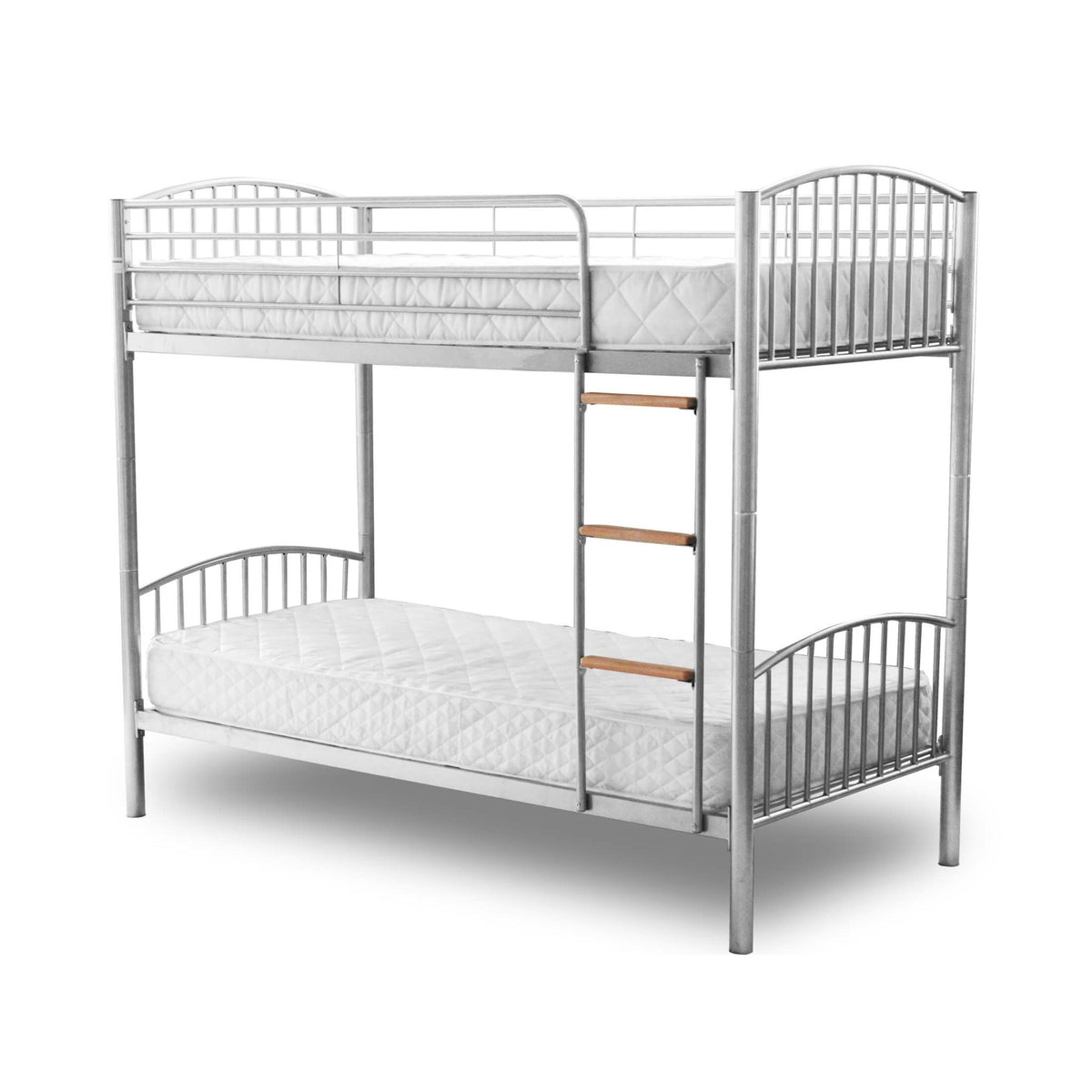 METAL BUNK BED WITH VICTORY MATTRESS