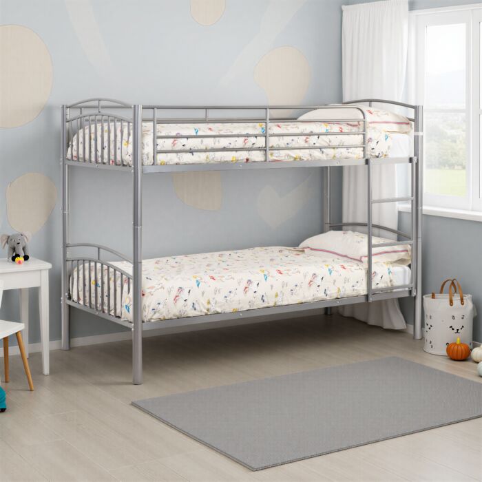 METAL BUNK BED WITH VICTORY MATTRESS